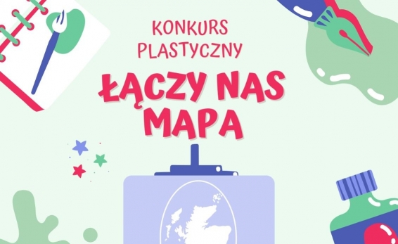 Konkurs plastyczny „Łączy nas mapa”. Promocja kreatywności