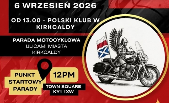 Setki motocykli przejadą przez Kirkcaldy