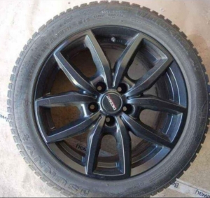 4×17 alloys z zimowymi oponami